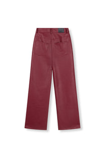 Wide leg pants Esmee | Bordeaux | Refined Department