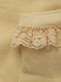 Ankle sok lace | Straw | Minymo