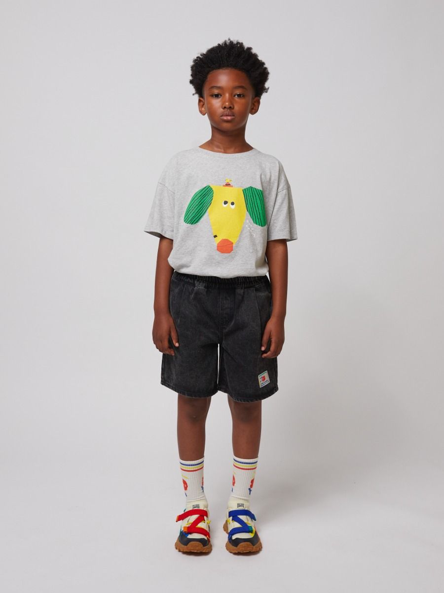 Bermuda shorts Smiling | Black denim | Bobo Choses