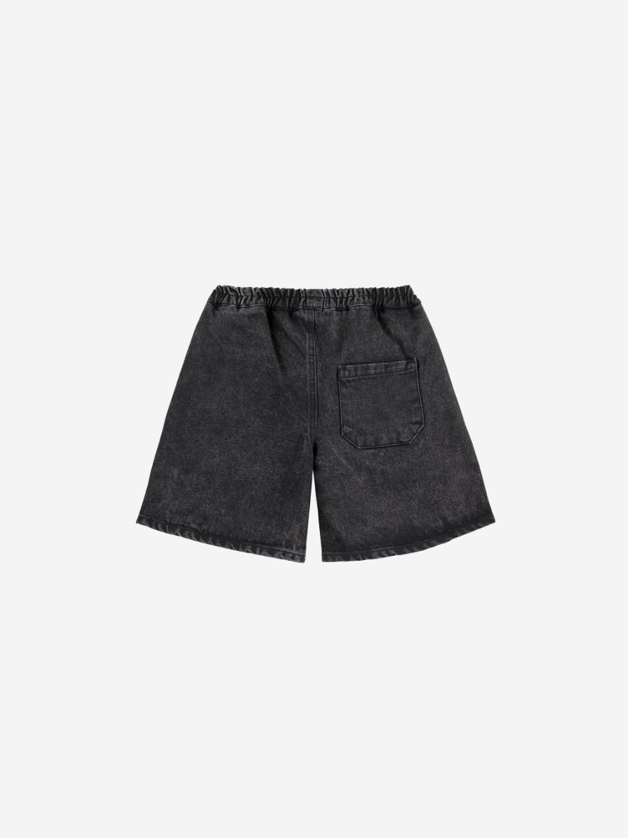 Bermuda shorts Smiling | Black denim | Bobo Choses