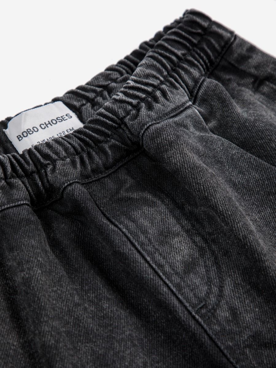 Bermuda shorts Smiling | Black denim | Bobo Choses