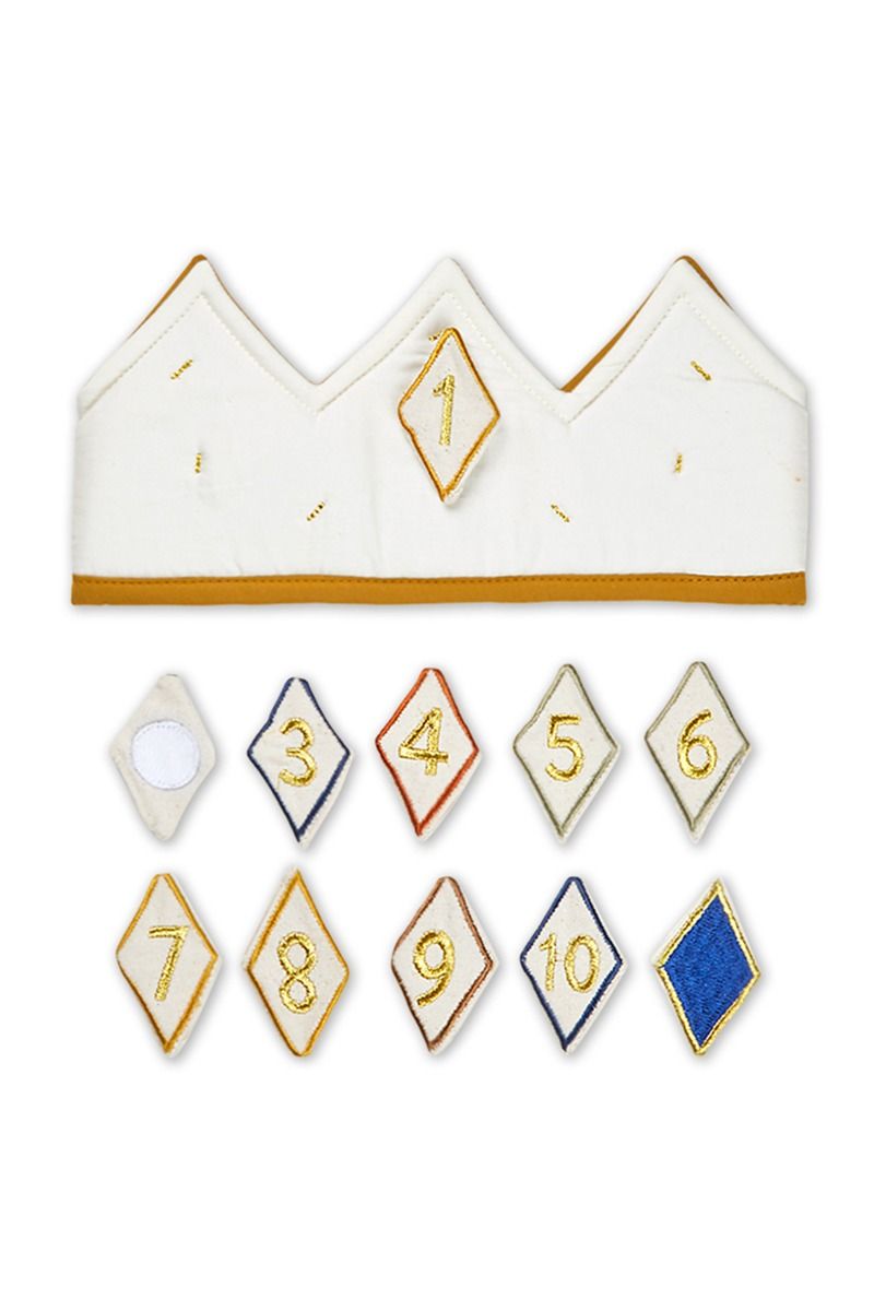 Birthday crown with numbers | Oat milk | Fabelab