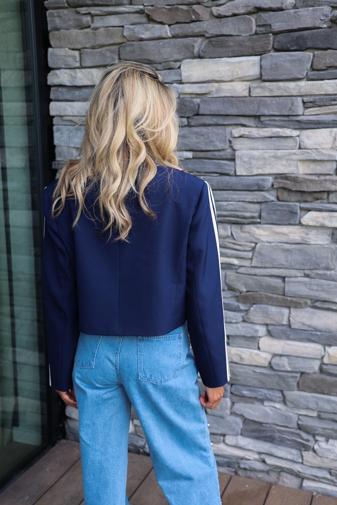 Blazer Niv | Navy | Refined Department