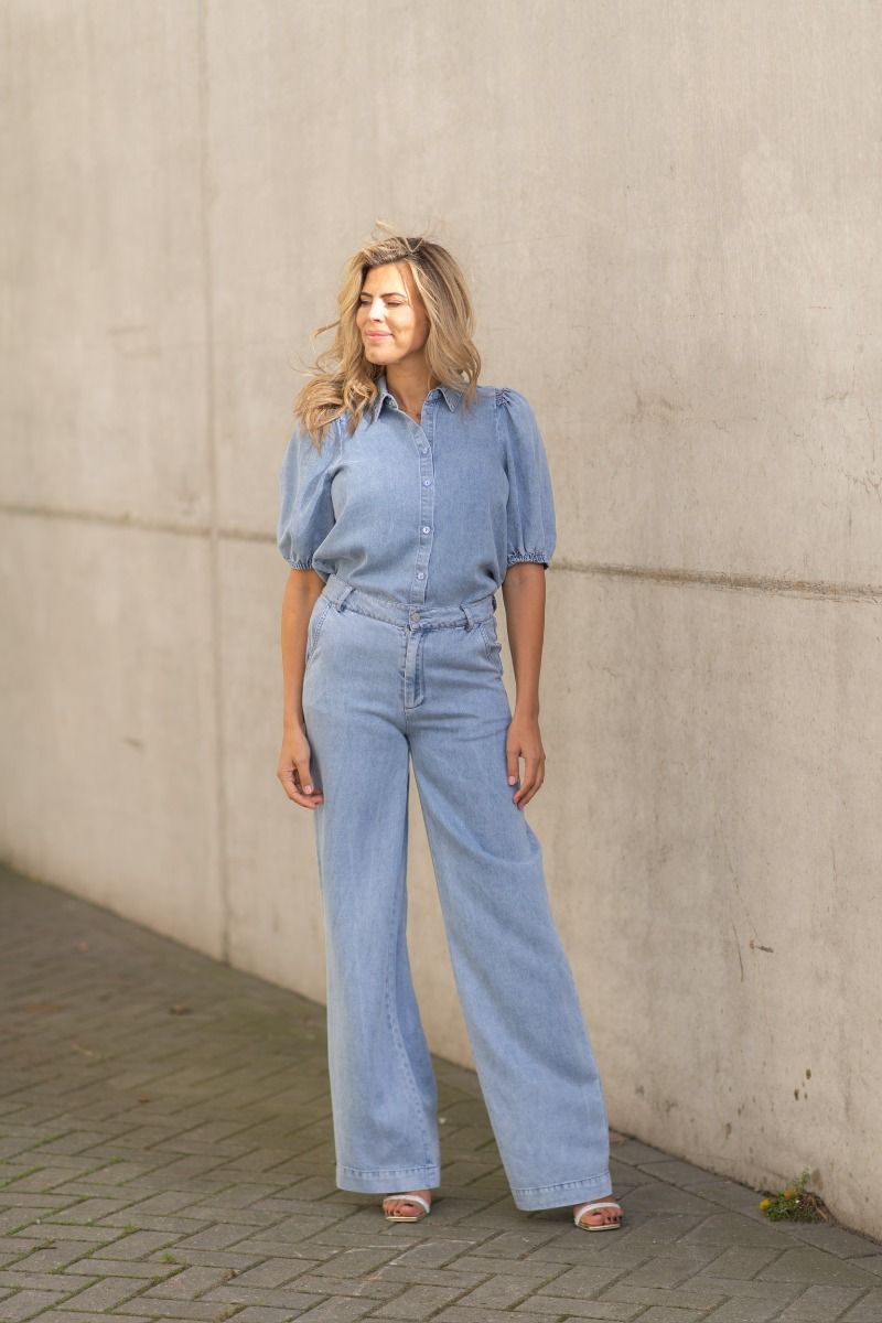 Blouse Britte | Mid blue | Freebird