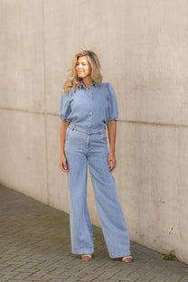Blouse Britte | Mid blue | Freebird