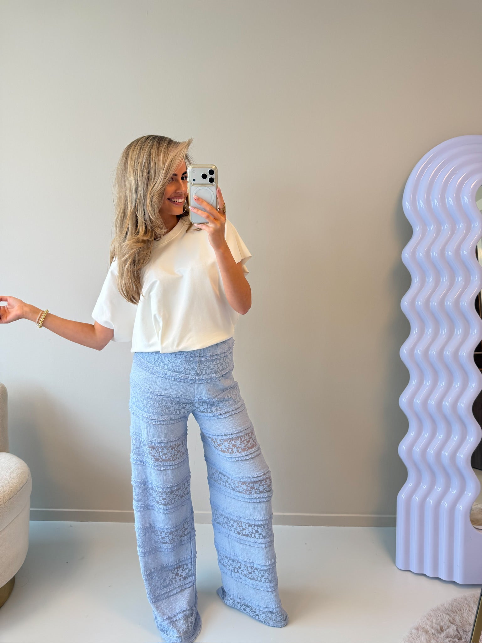 PRE-ORDER: Pants Lavender lace | Studio Poespas