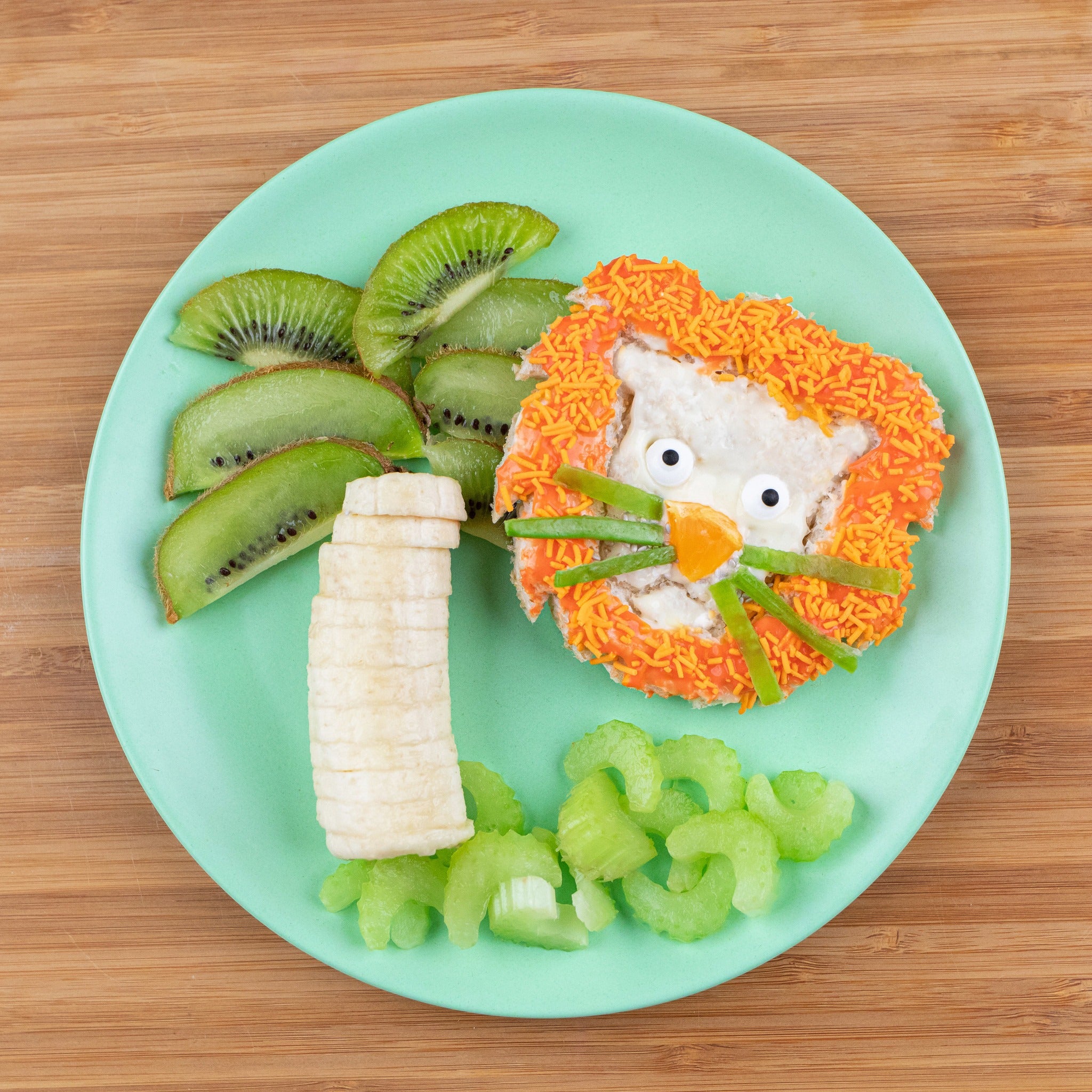 Bento brooduitstekers leeuw | 2 stuks | Lunch Punch