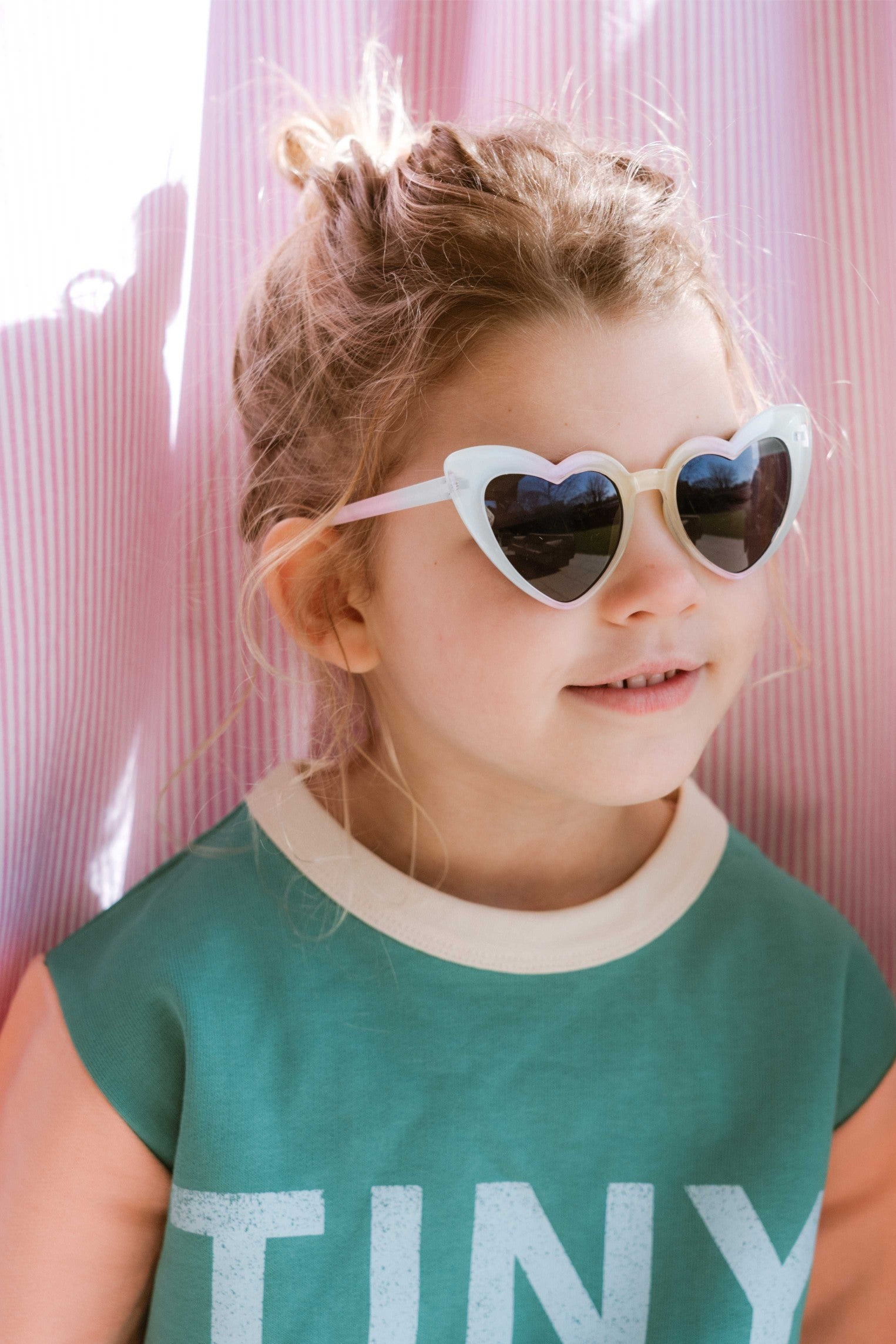 Color block sweatshirt | Emerald | Tinycottons-09698