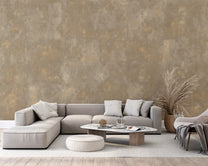 Behang Concrete gold | Lichtbruin