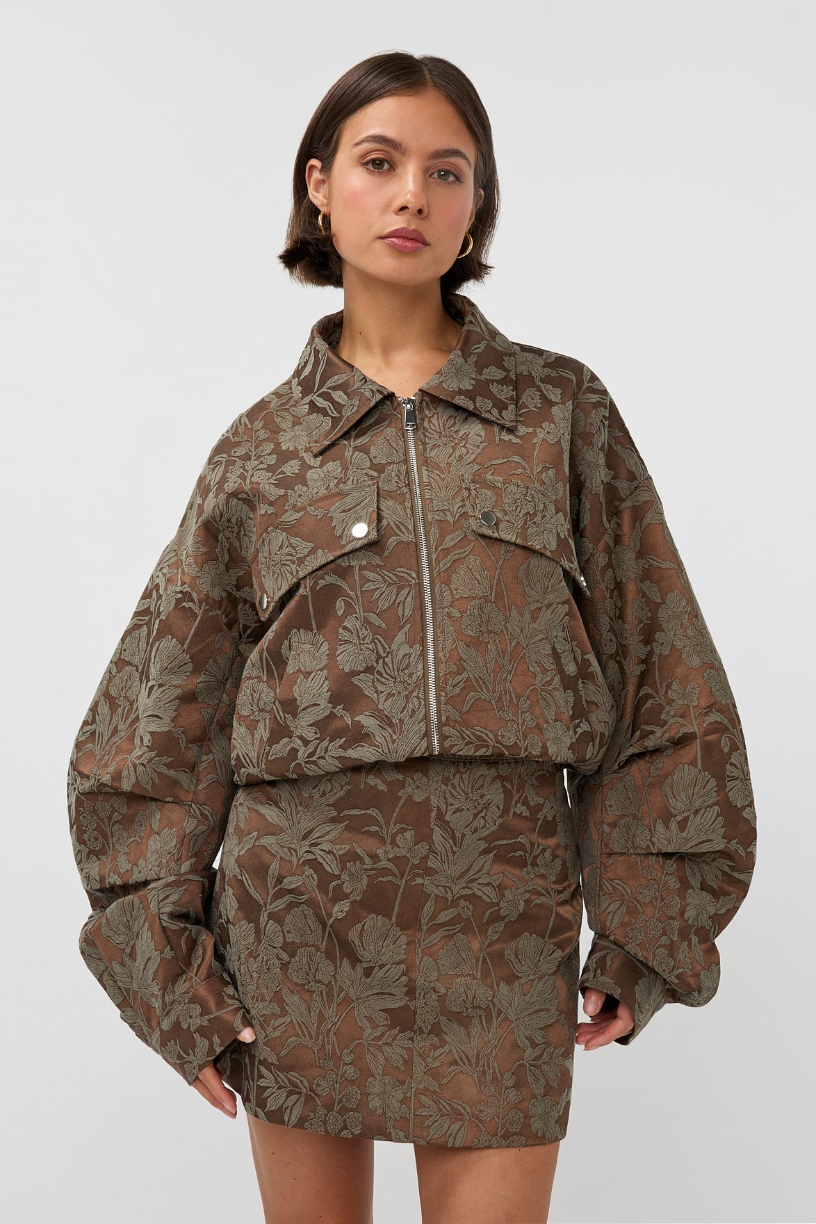 Jacket Loesje | Green | Studio Amaya
