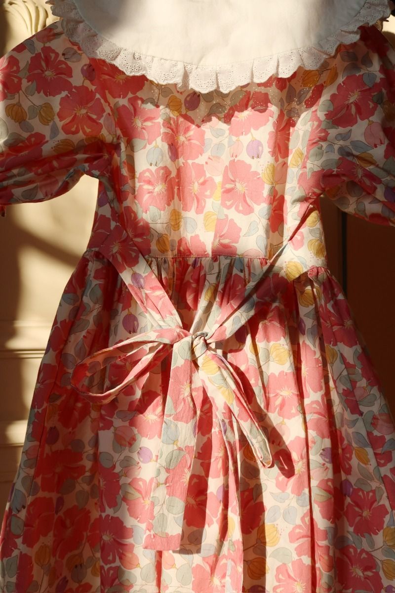 Dress coeur collar gots | Fleur anglaise | Konges Slojd