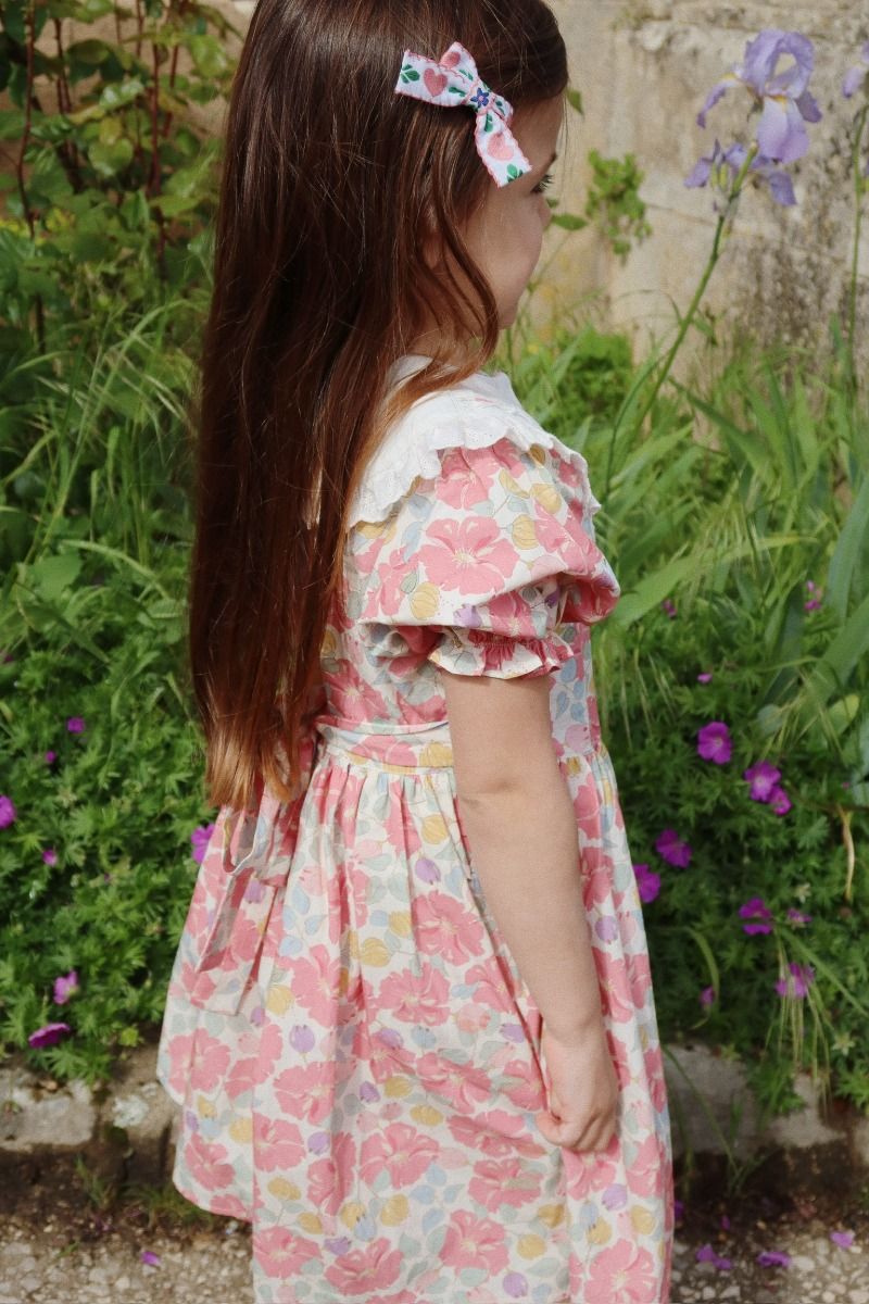 Dress coeur collar gots | Fleur anglaise | Konges Slojd