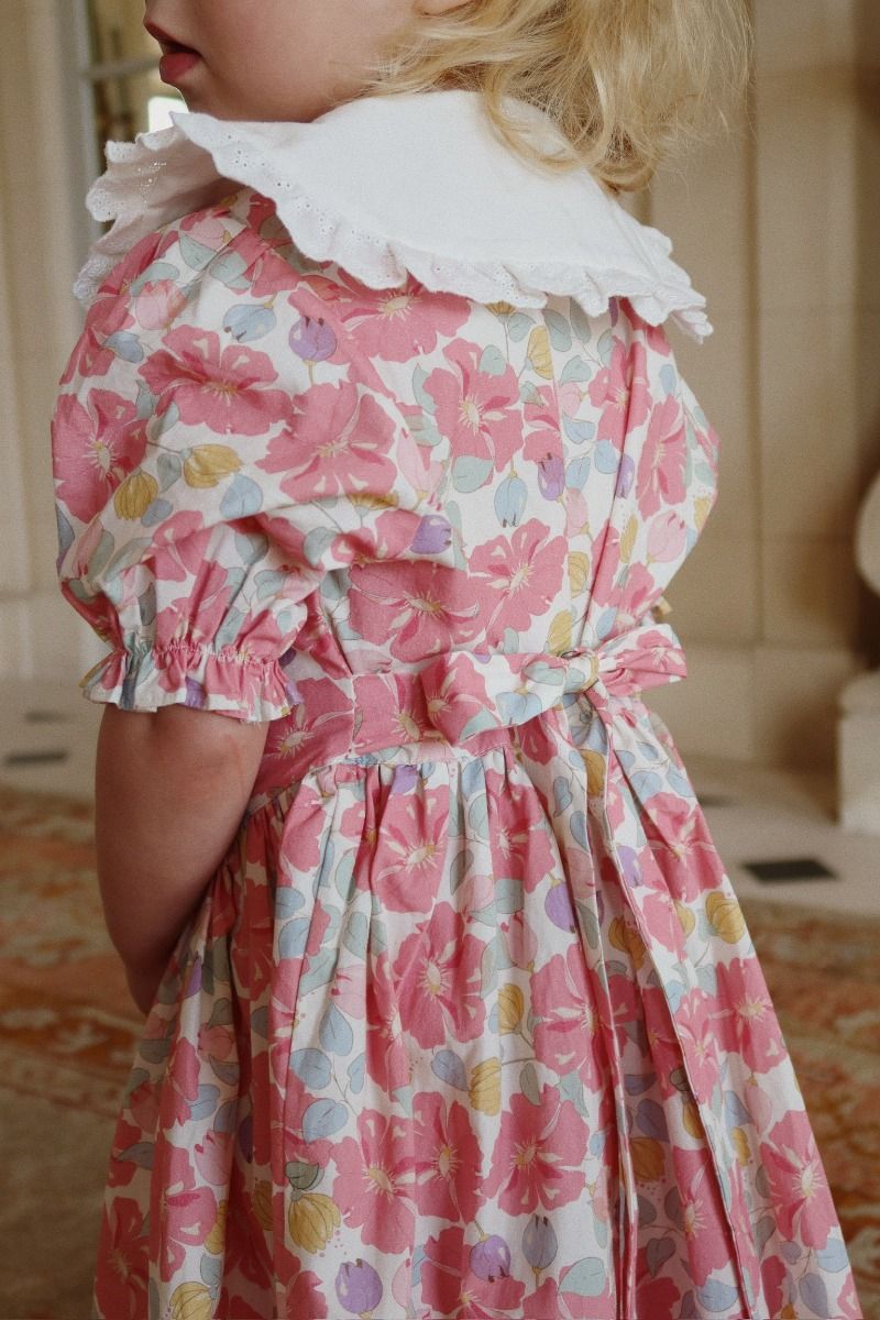 Dress coeur collar gots | Fleur anglaise | Konges Slojd