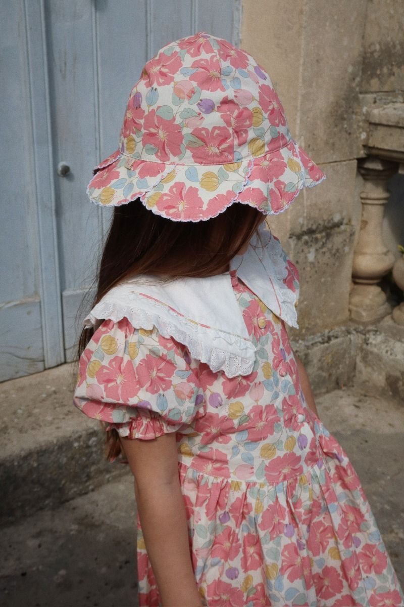 Dress coeur collar gots | Fleur anglaise | Konges Slojd