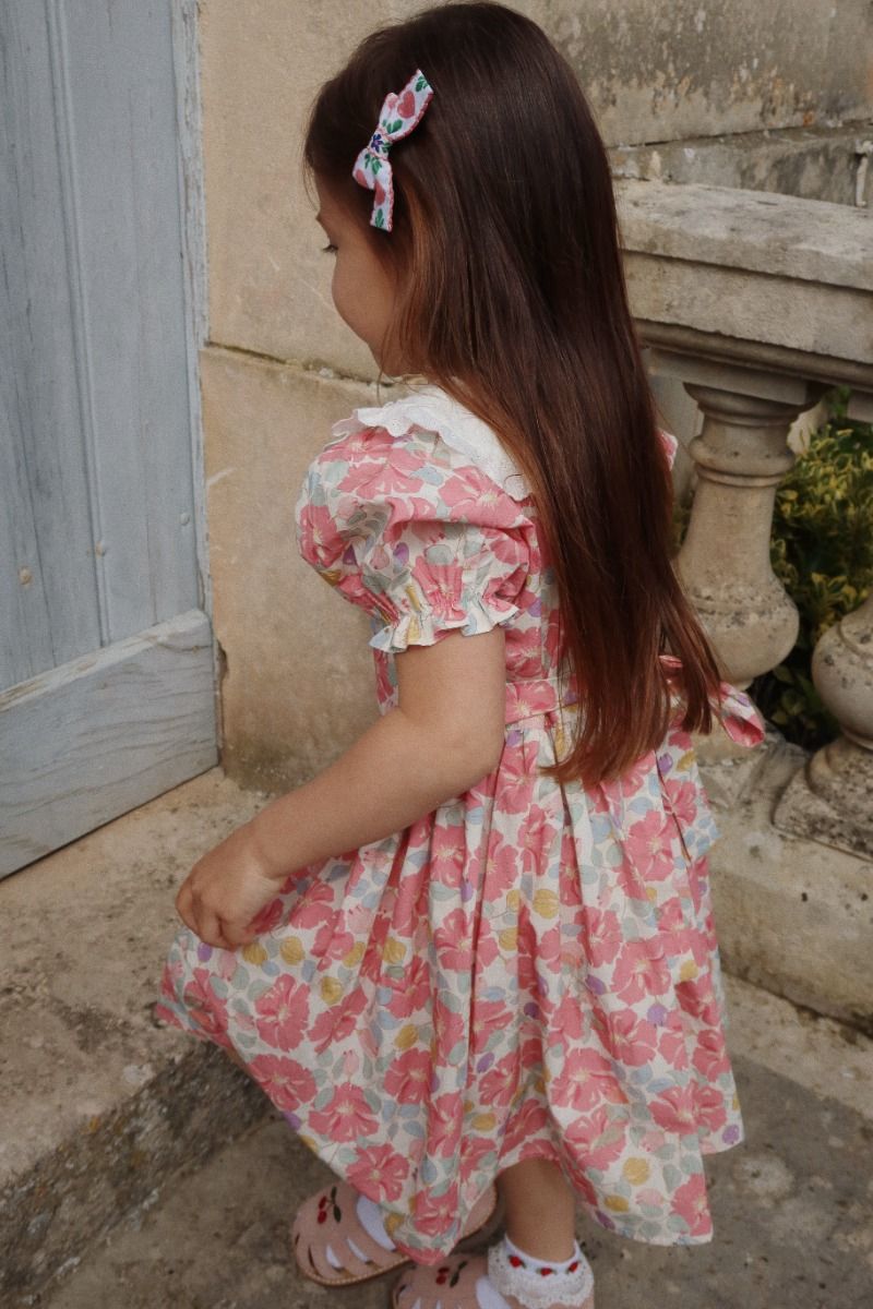 Dress coeur collar gots | Fleur anglaise | Konges Slojd