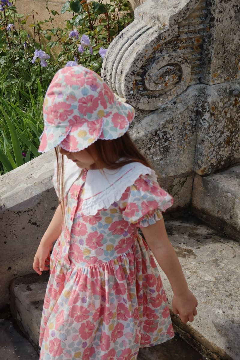 Dress coeur collar gots | Fleur anglaise | Konges Slojd