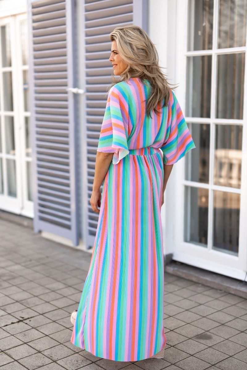 Dress Plissé | Rainbow cake | Studio Poespas