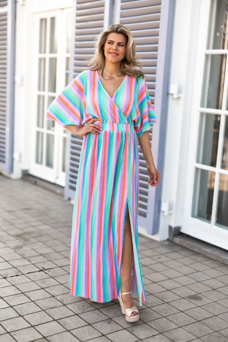 Dress Plissé | Rainbow cake | Studio Poespas