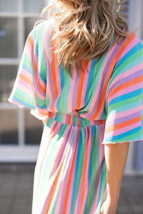 Dress Plissé | Rainbow cake | Studio Poespas