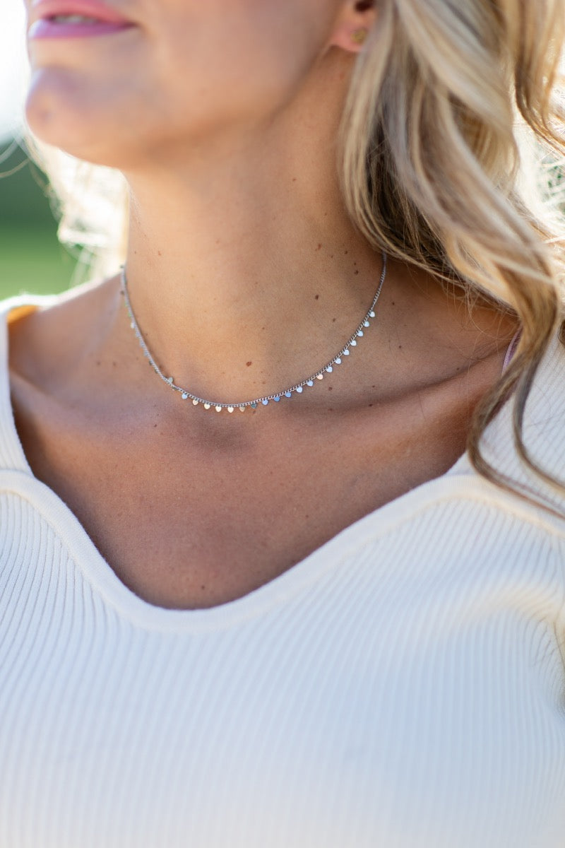 Ketting tiny love | Silver/gold kids