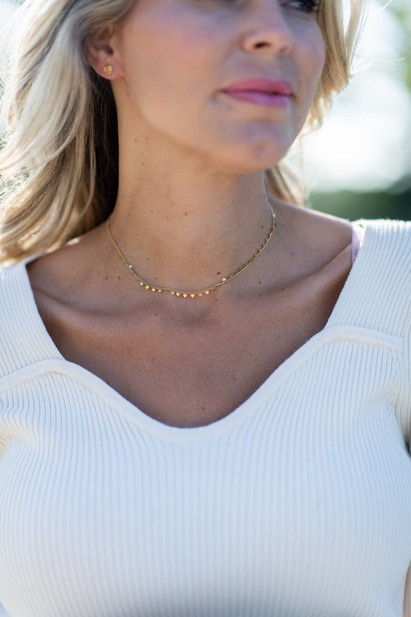 Ketting tiny love | Silver/gold kids
