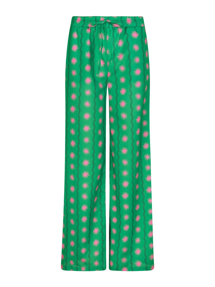 Pants-Veerle-green-print-front