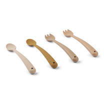 Feeding set Shea | Rose multi mix | 4-pack | Liewood