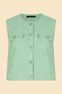Gilet-Amanda-green-front