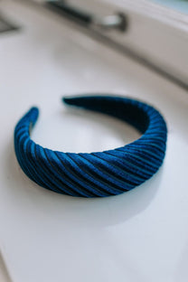 Haarbeugel Mila | Velvet blue