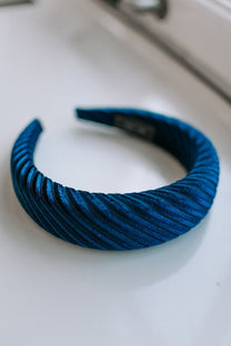 Haarbeugel Mila | Velvet blue