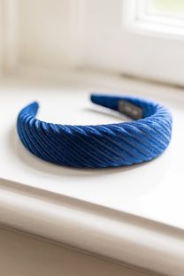 Haarbeugel Mila | Velvet blue