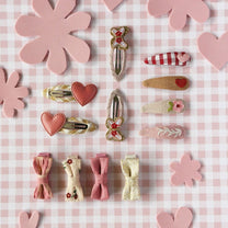 Haarklemmen wildflower mini bow | 4 stuks | Rockahula