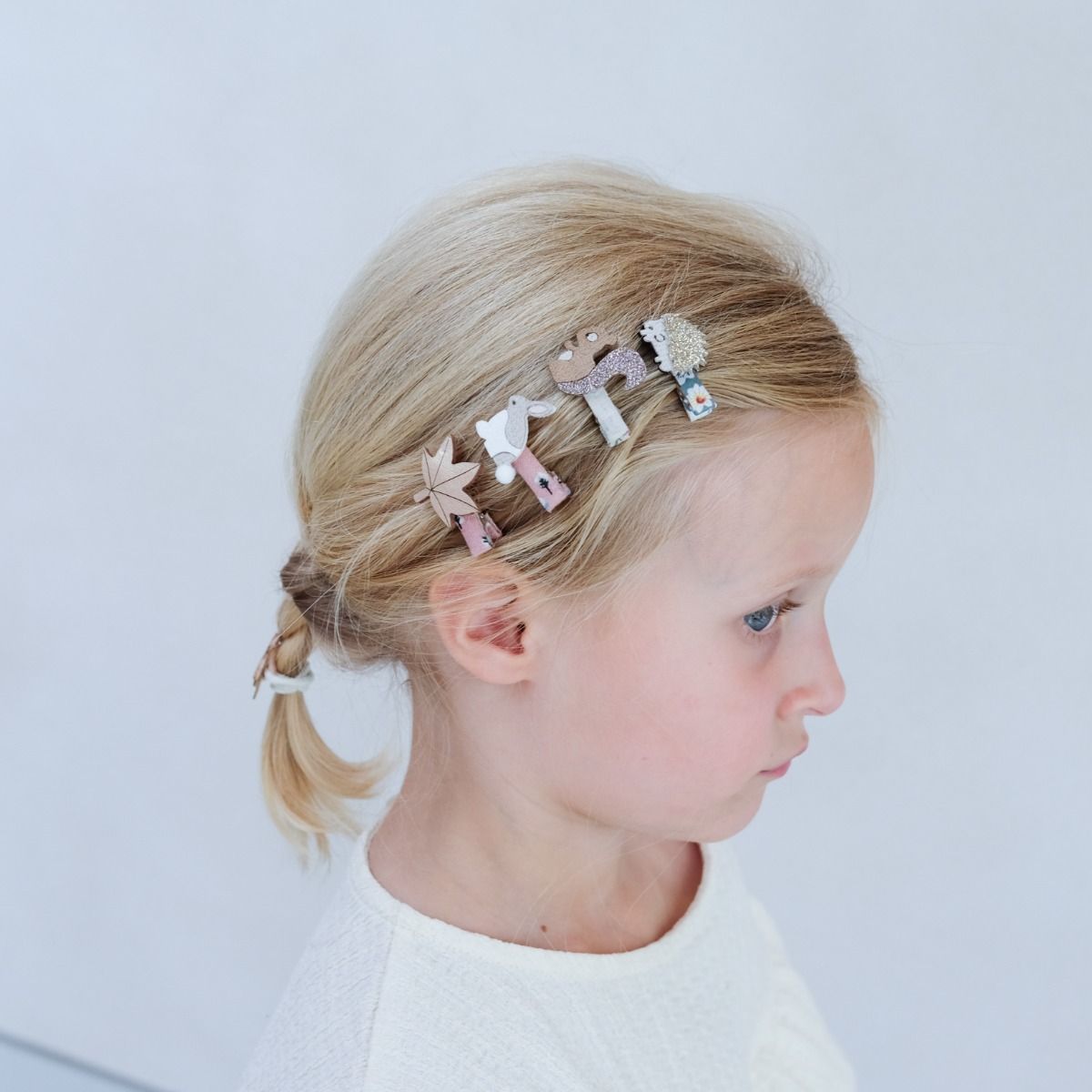 Haarklemmen woodland mini | Homestead | 8 stuks | Mimi & Lula
