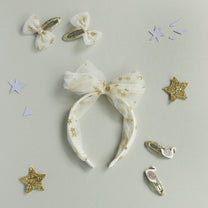 Haarknipjes wish upon a star tulle bow | 2 stuks | Rockahula
