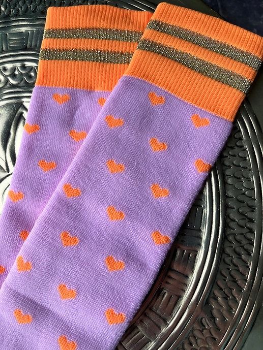 Hockey socks Doris | Purple hearts | Peanuts