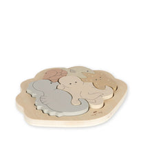 Wooden puzzle sea animals | Multi | Konges Slojd