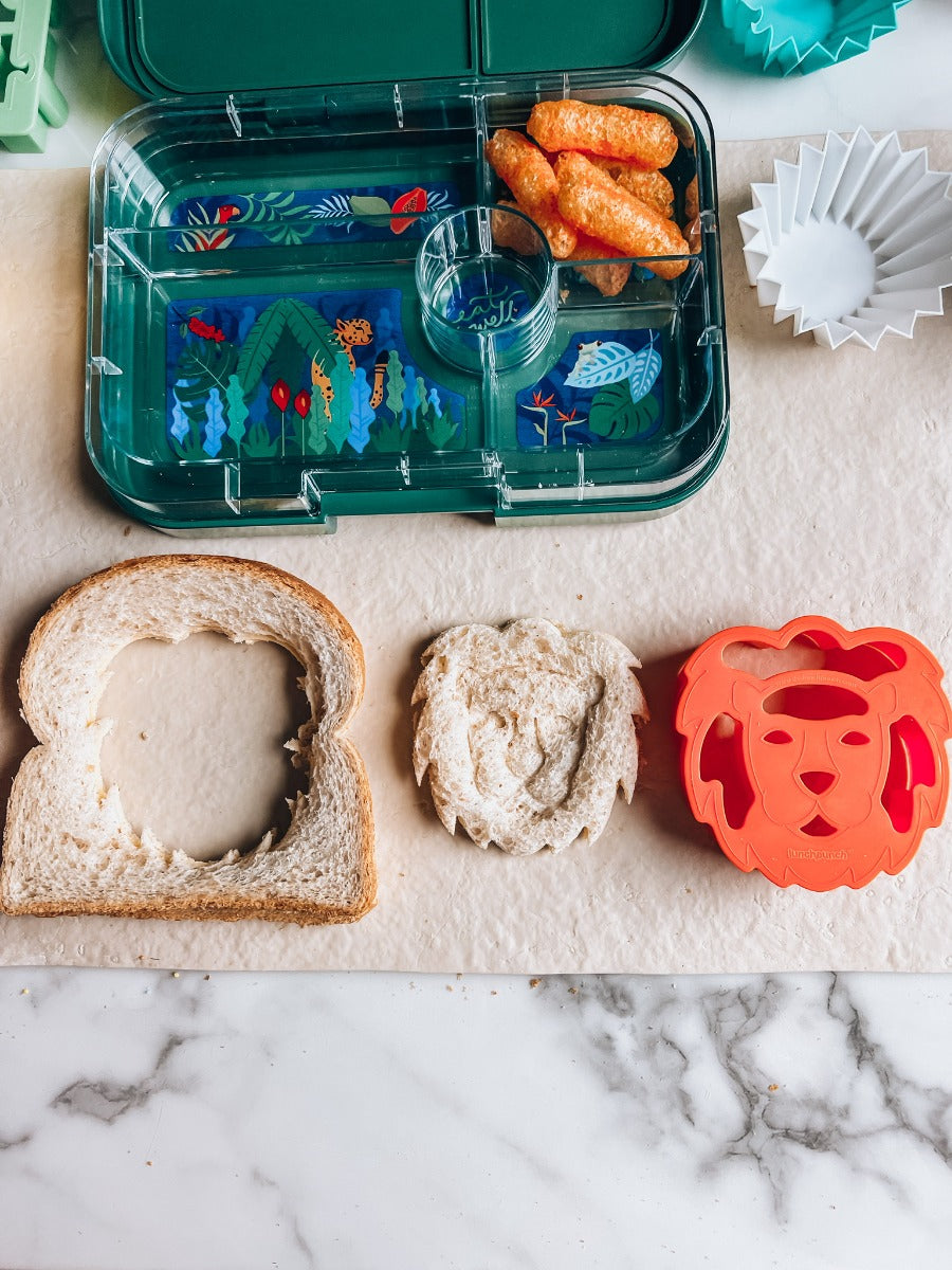 Bento brooduitstekers leeuw | 2 stuks | Lunch Punch
