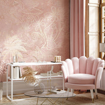 Behang Happy Days | Roze