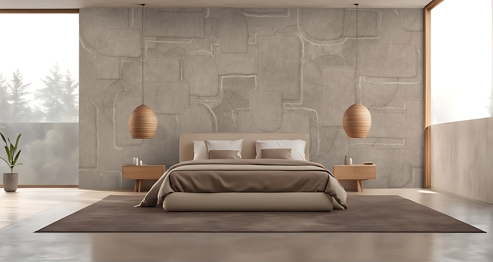 Behang Clay Sand