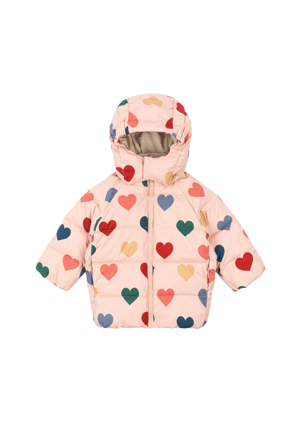 Jacket Nura | Coeur rose coloré | Konges Slojd