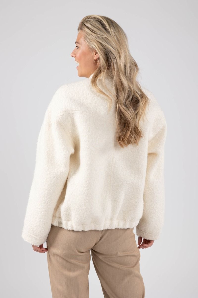 Jacket Baltimore boucle | Off-white | Nukus