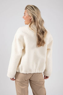 Jacket Baltimore boucle | Off-white | Nukus