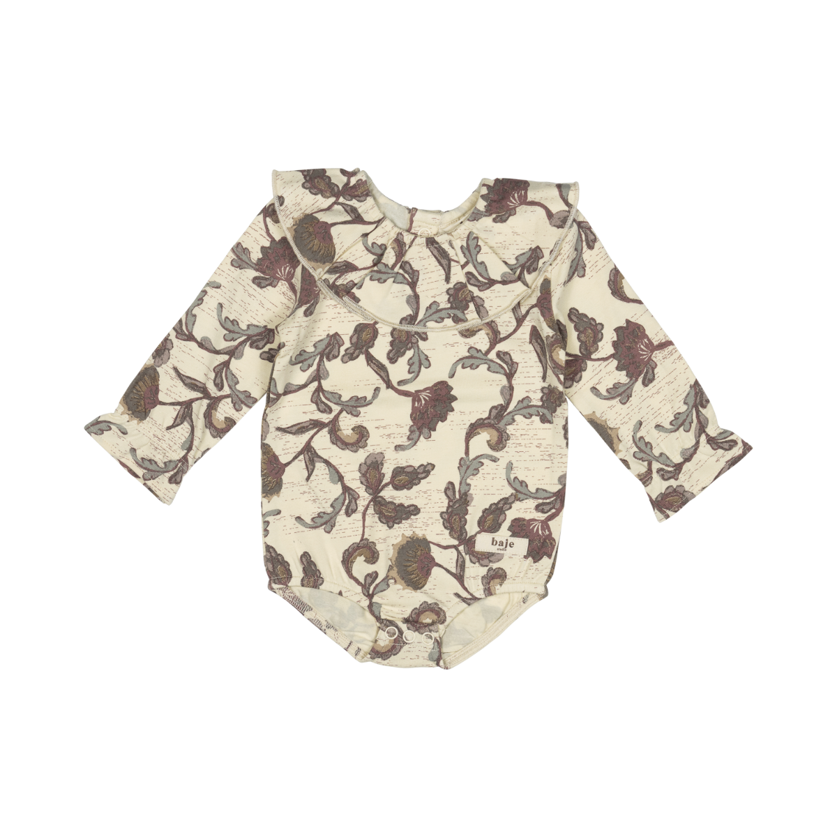 Jersey romper Annes | Creme all over print | Baje studio