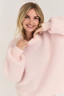 Knit pullover Patrisia | Rose | A-view