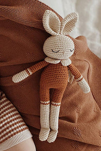 Knuffel Bunny | Cream/terracotta | Patti Oslo