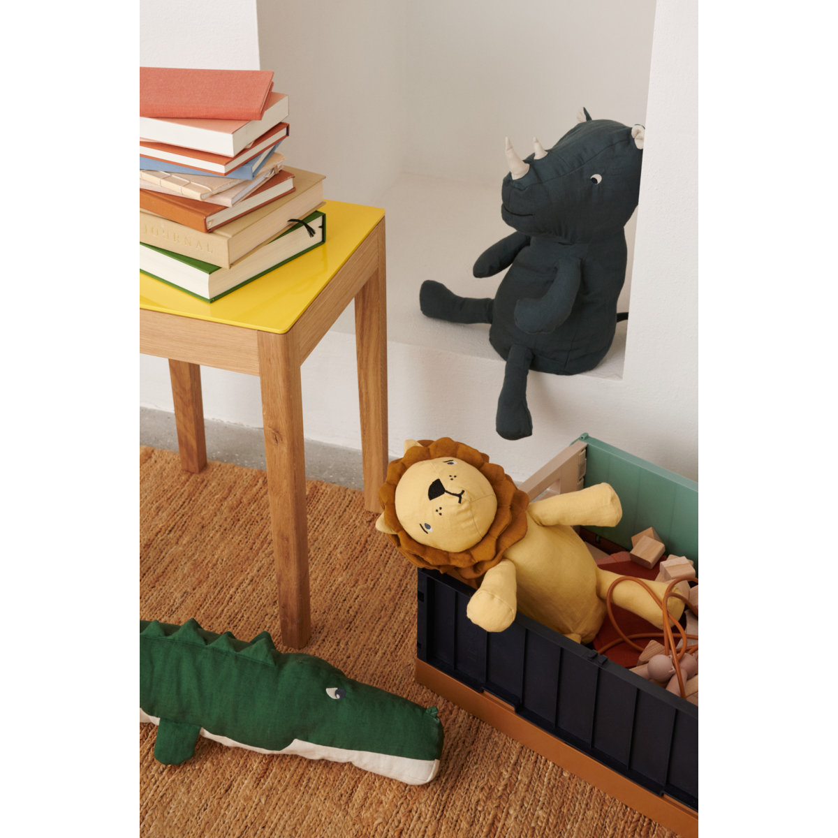 Cuddly toy Halfdan teddy | Lion/yellow mellow | Liewood