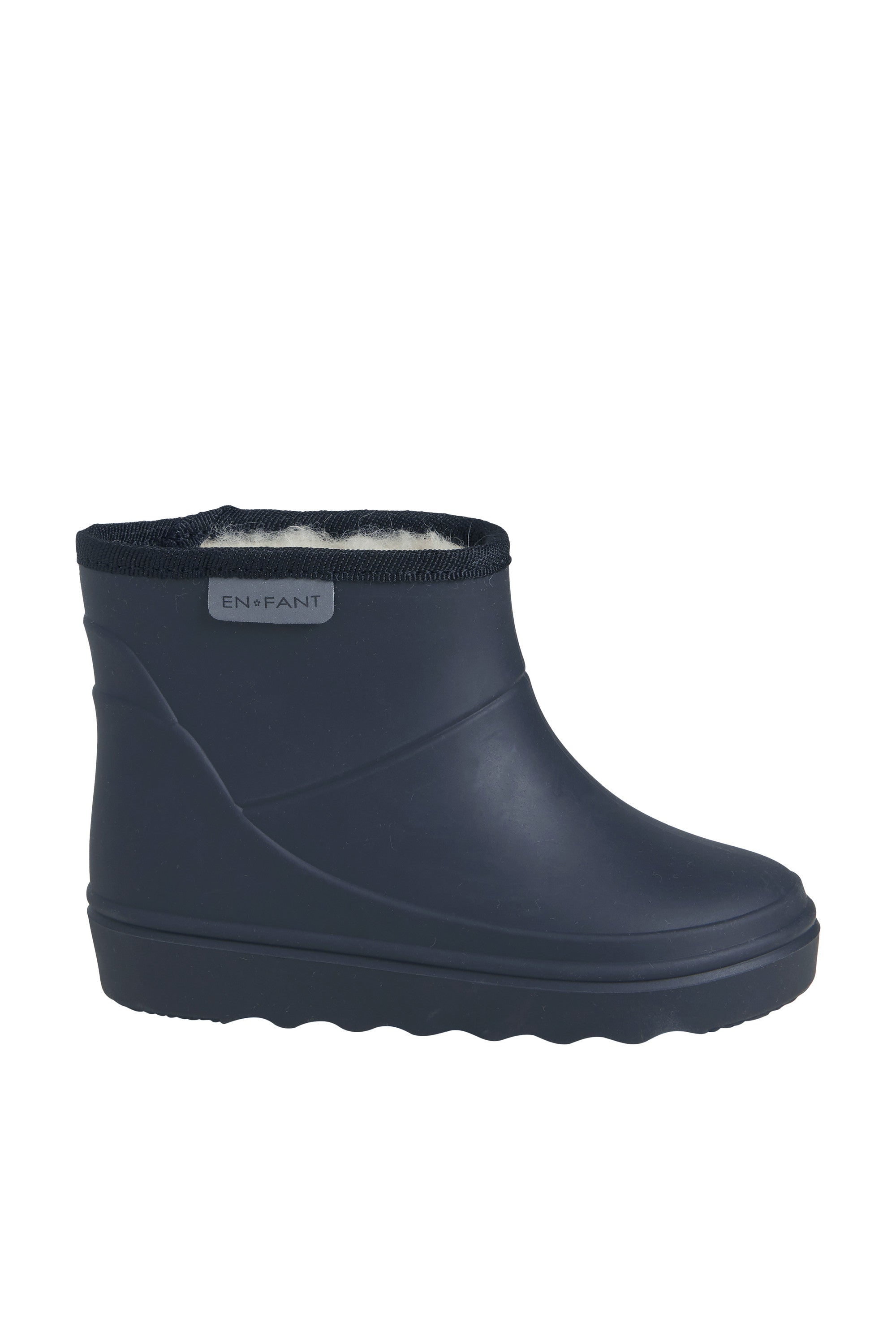 Korte thermolaarzen Solid | Blue Night | En Fant