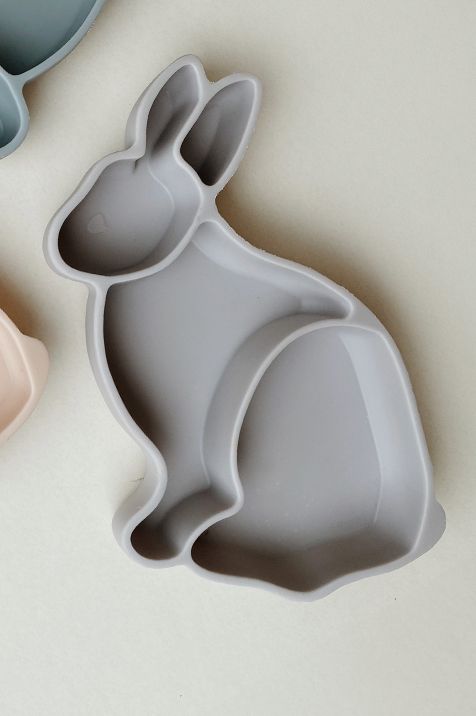 Silicone bordje bunny | Whale | Konges Slojd