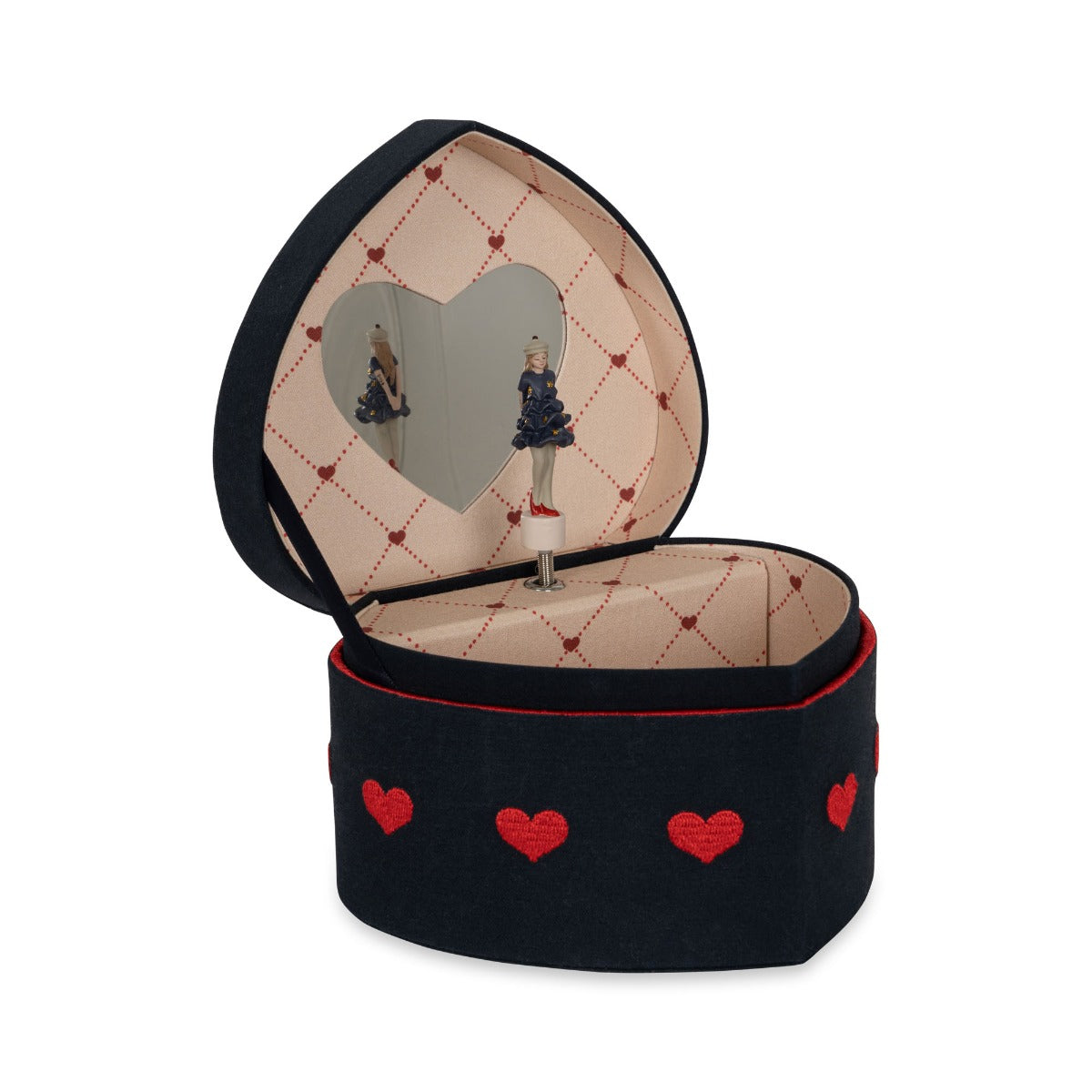 Music box hearts | Dark blue | Konges Slojd