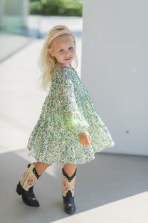 Lila sequins dress | Green | Konges Slojd